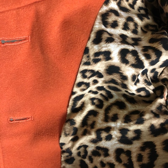 CHICO’S ORANGE COAT SIZE 1 - Picture 5 of 5